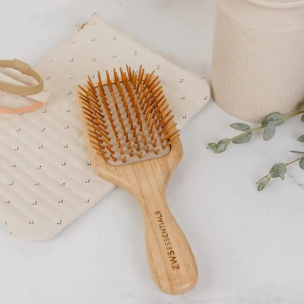 Brosse à cheveux en bambou pur