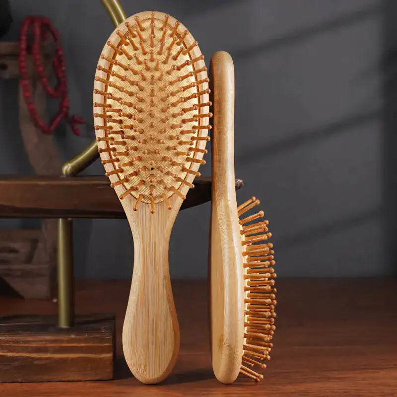 Brosse à cheveux en bambou pur